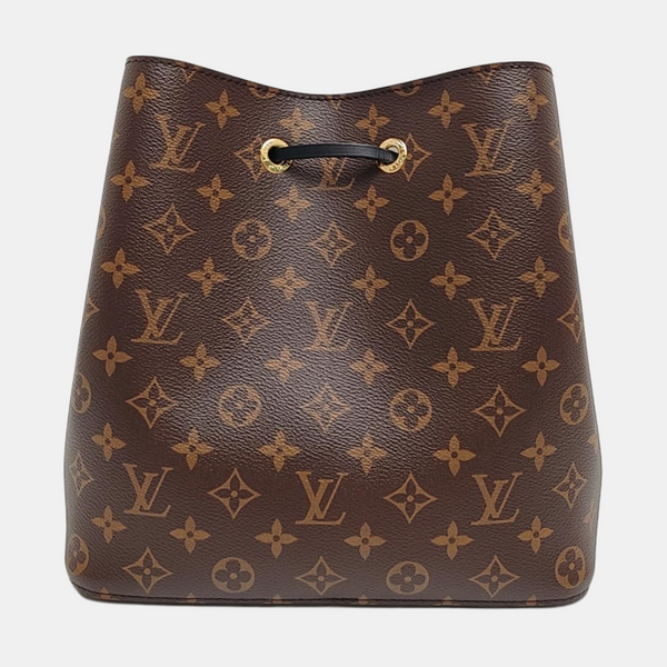 NÉONOÉ MM Monogram Coated Canvas Brown