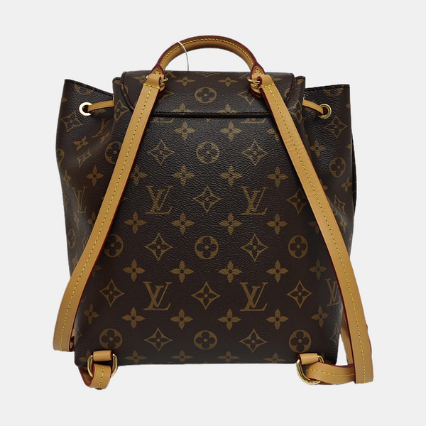 MONTSOURIS PM Monogram Coated Canvas Brown