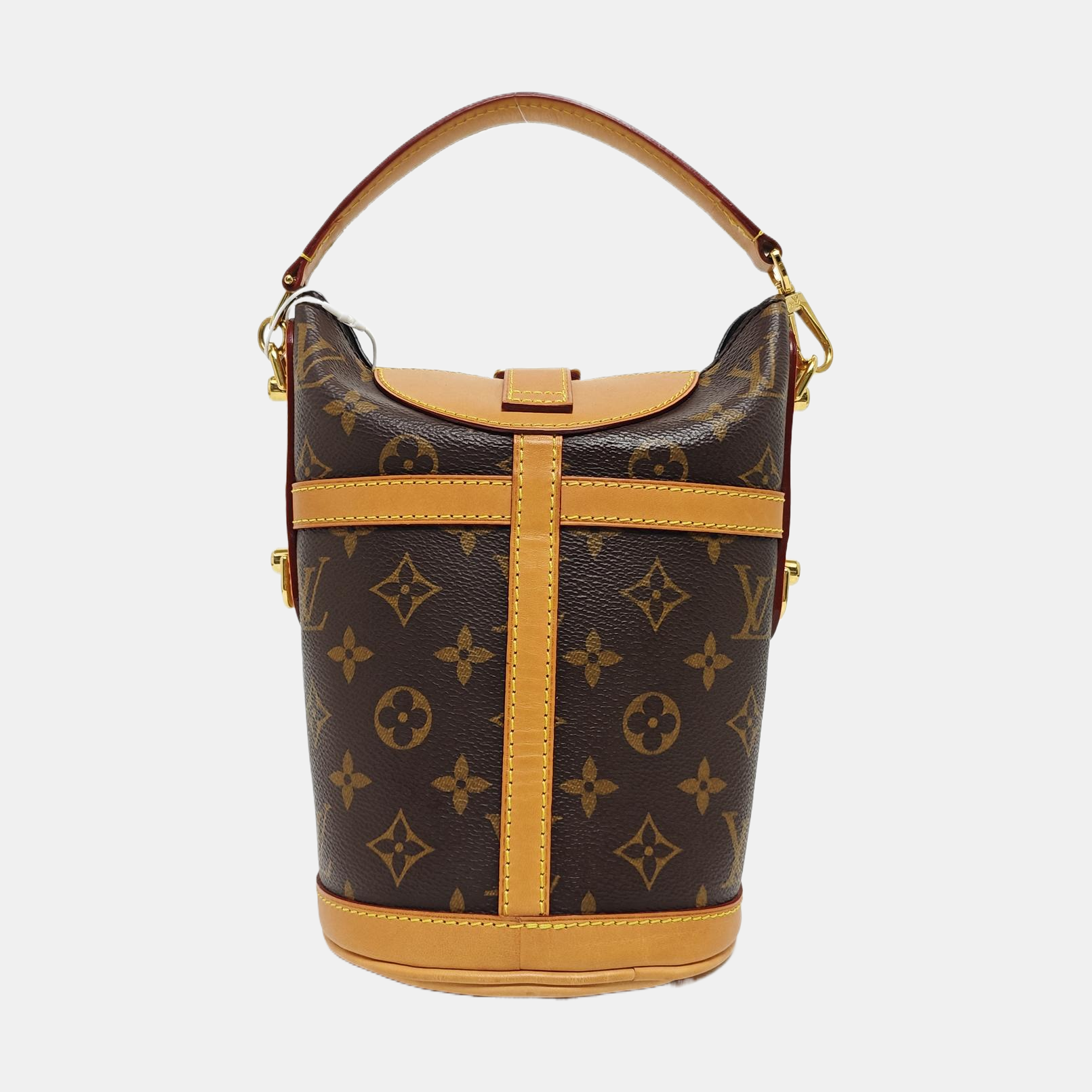 DUFFLE Monogram Coated Canvas Brown
