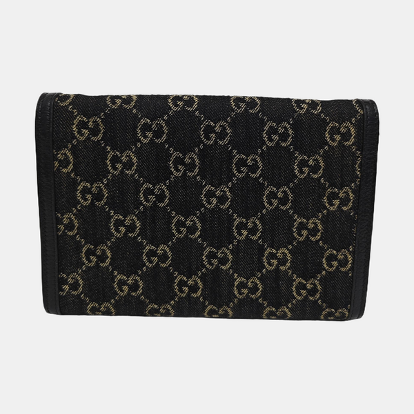 Dionysus Mini Monogram Denim Black