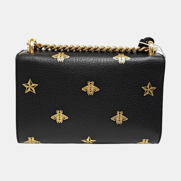 Padlock Small Calfskin Black