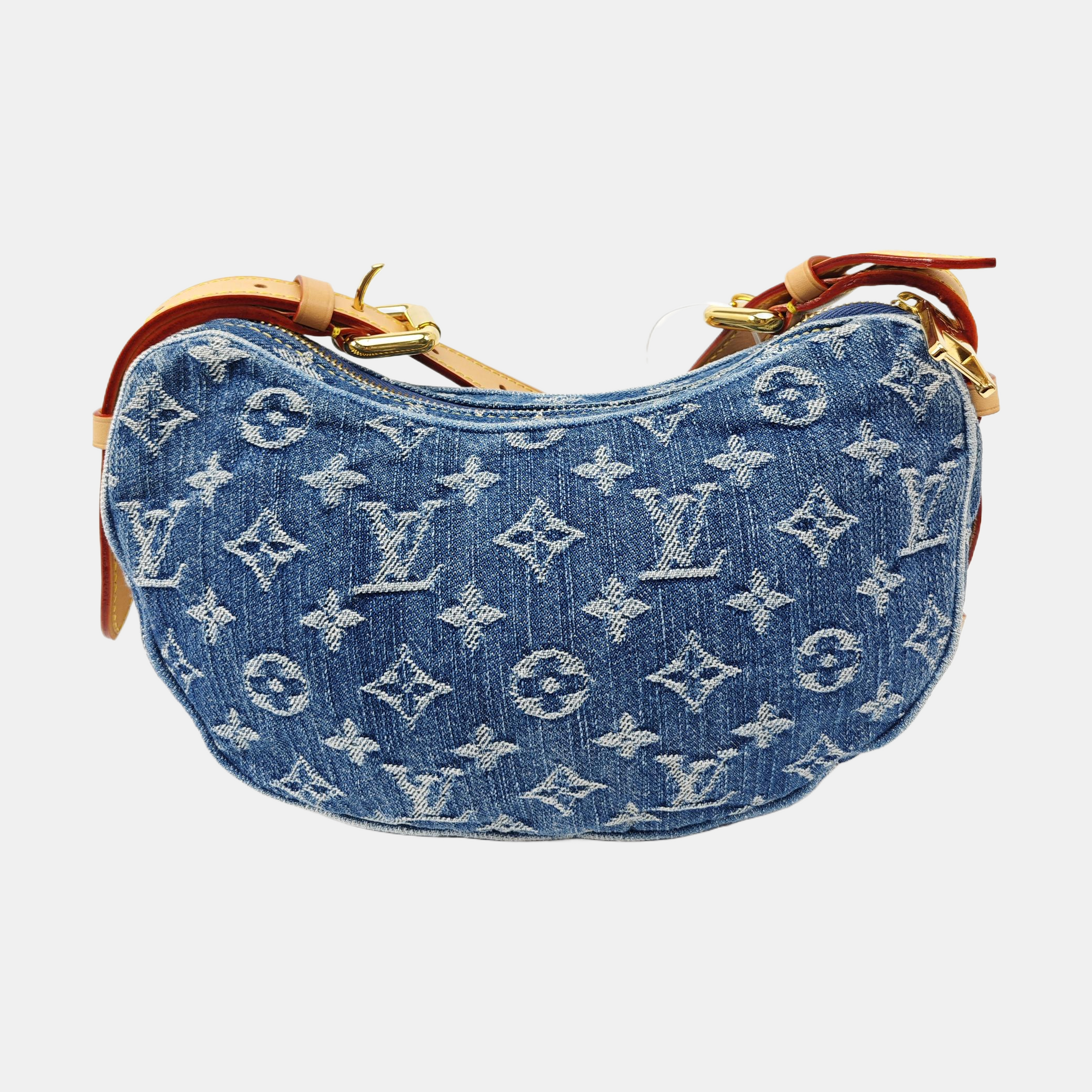 CROISSANT PM Monogram Canvas Blue