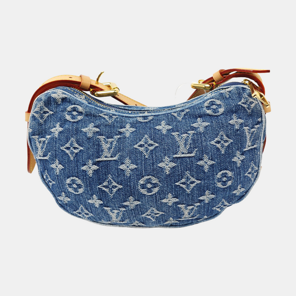 CROISSANT PM Monogram Canvas Blue