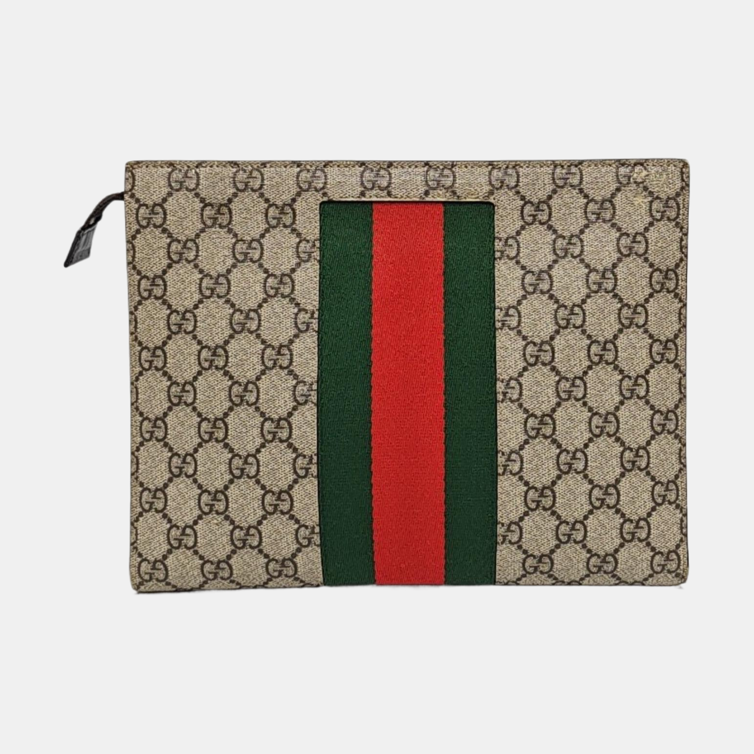 GG Supreme Monogram Coated Canvas Black