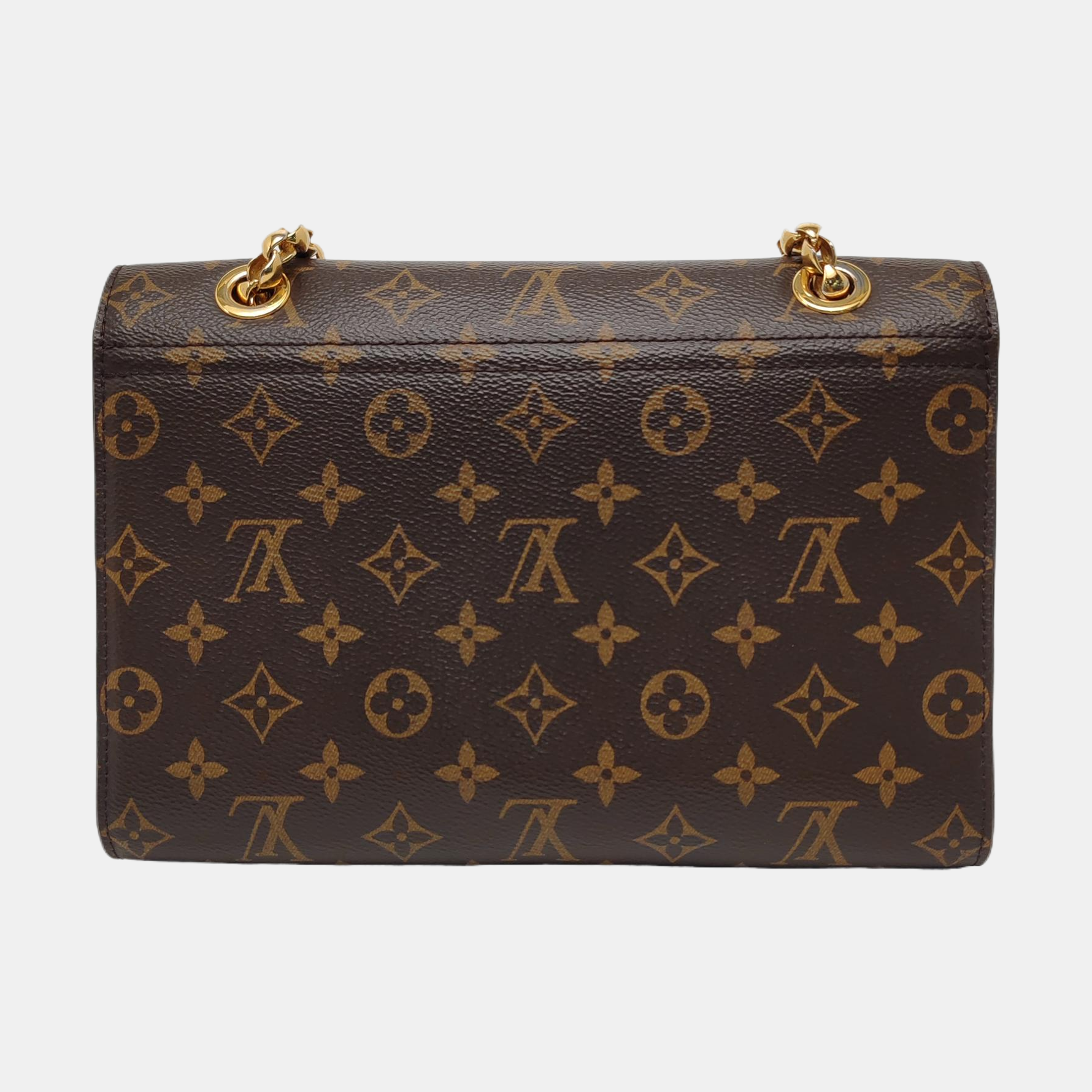 VICTOIRE Monogram Coated Canvas Brown