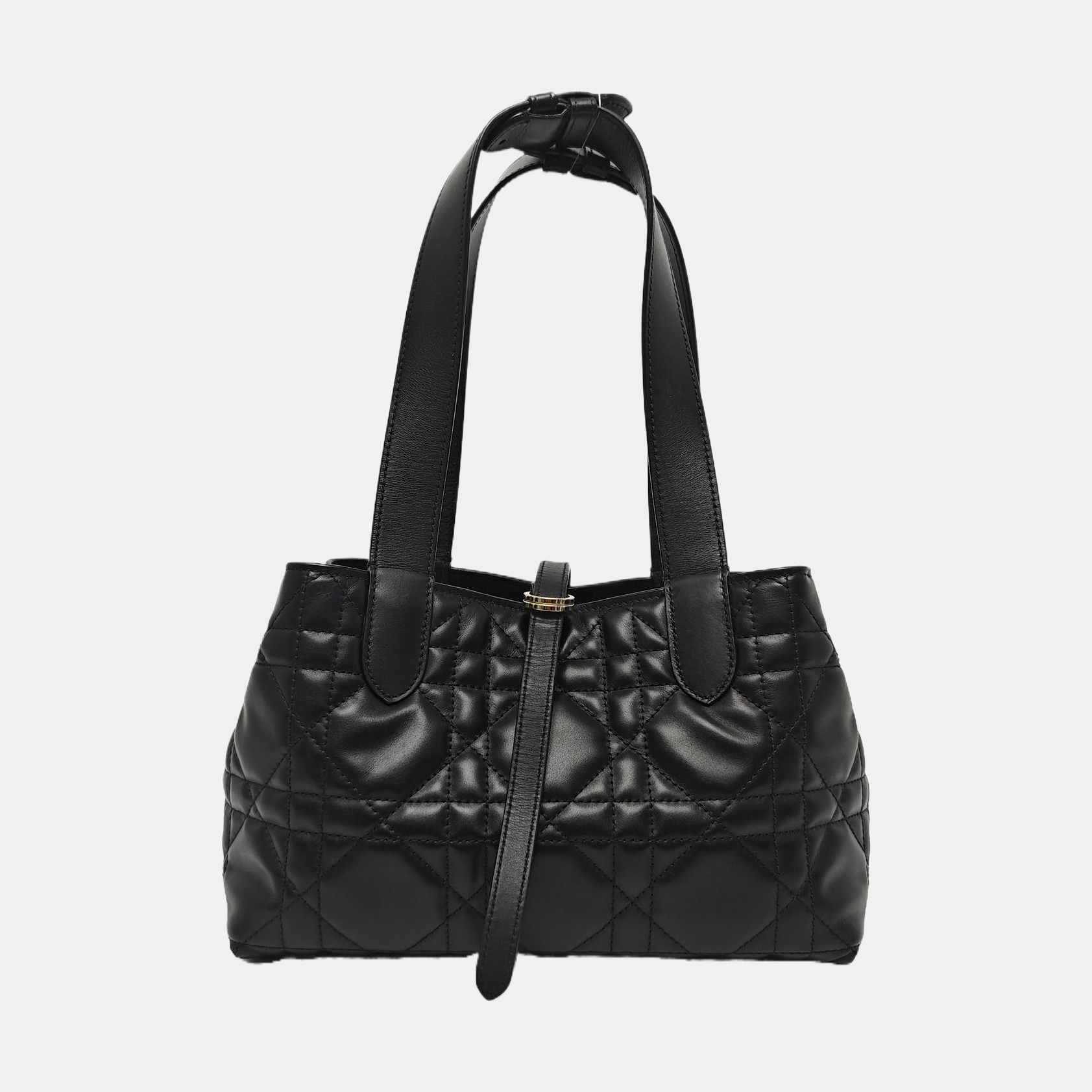 Toujours Small Cannage Calfskin Black