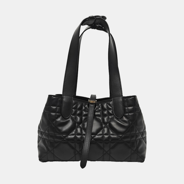 Toujours Small Cannage Calfskin Black