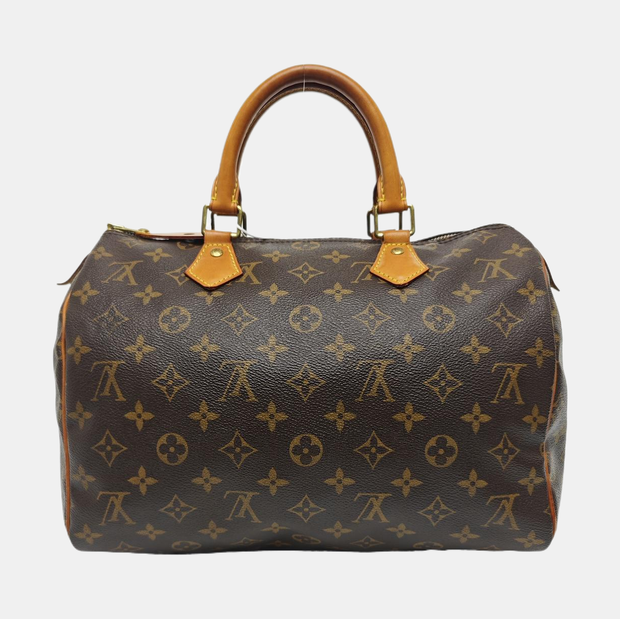 SPEEDY 30 Monogram Coated Canvas Brown