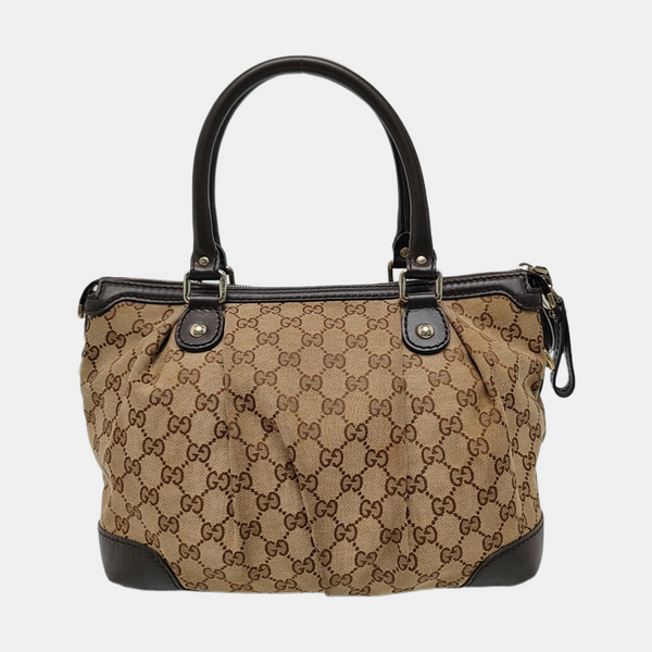 Sukey Monogram Canvas Brown