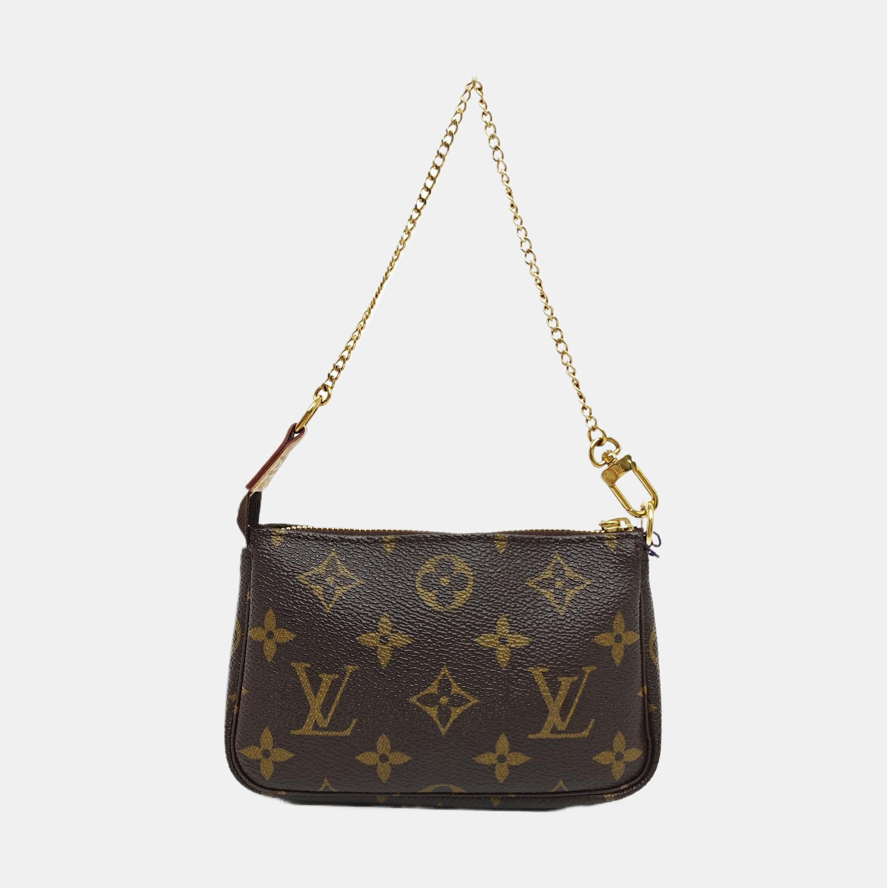 ACCESSOIRES Mini Monogram Coated Canvas Brown