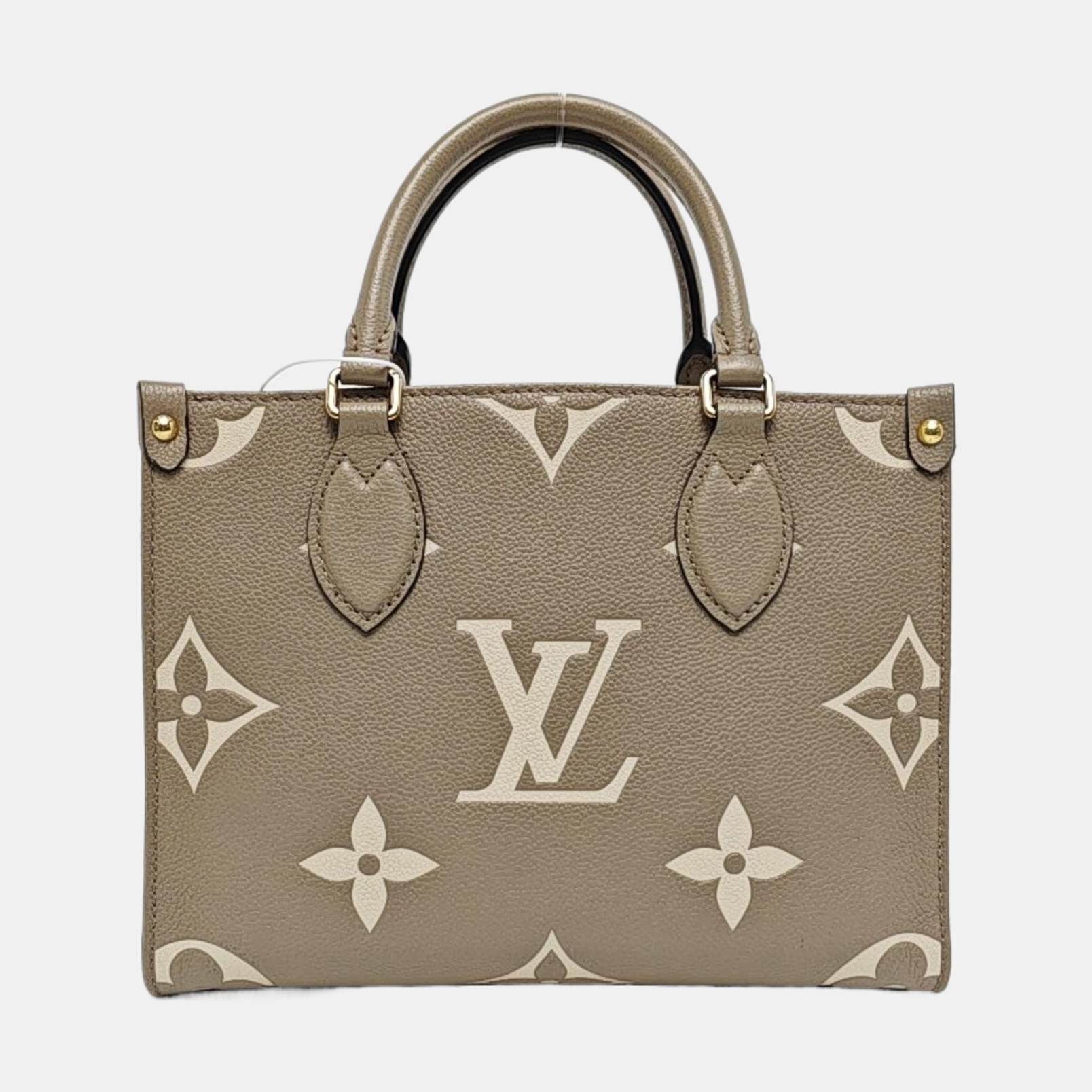 ONTHEGO PM Monogram Calfskin Gray