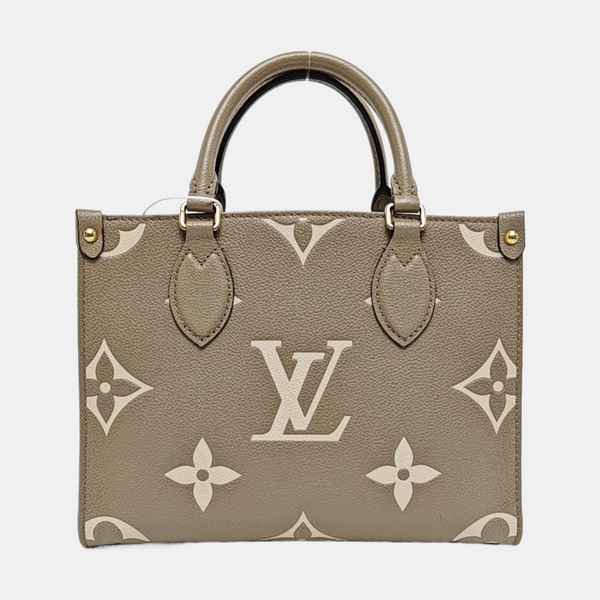 ONTHEGO PM Monogram Calfskin Gray