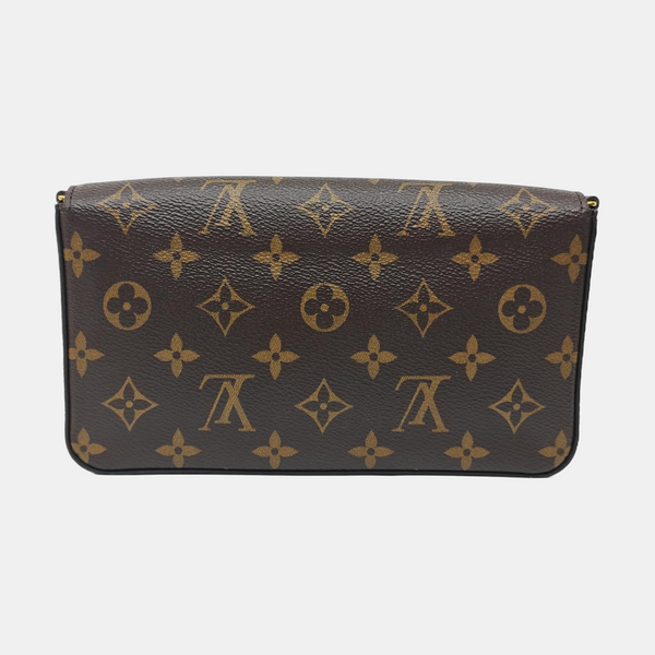 FÉLICIE Monogram Coated Canvas Brown