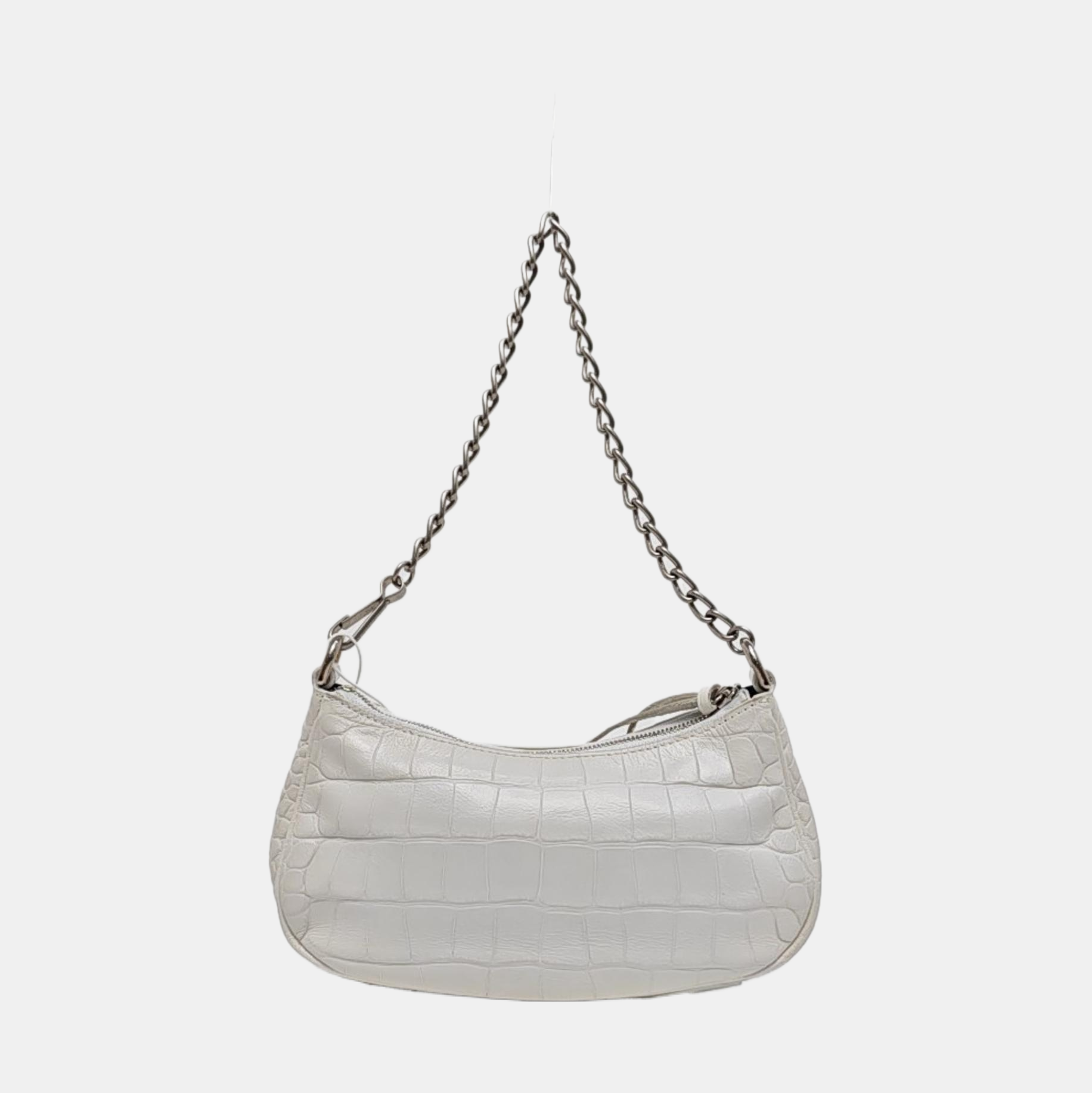 Le Cagole Mini Calfskin White