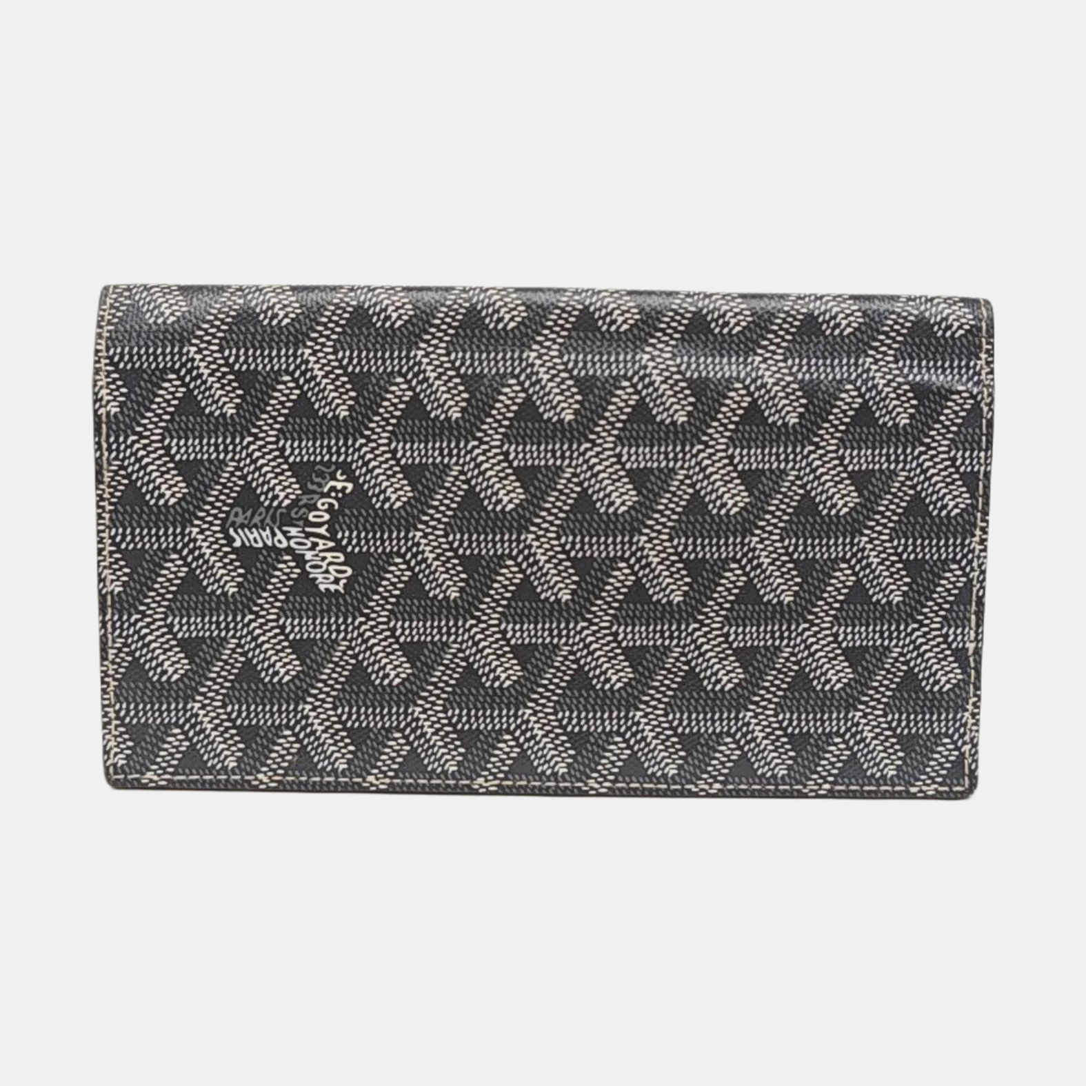 RICHELIEU Coated Canvas Gray Wallet