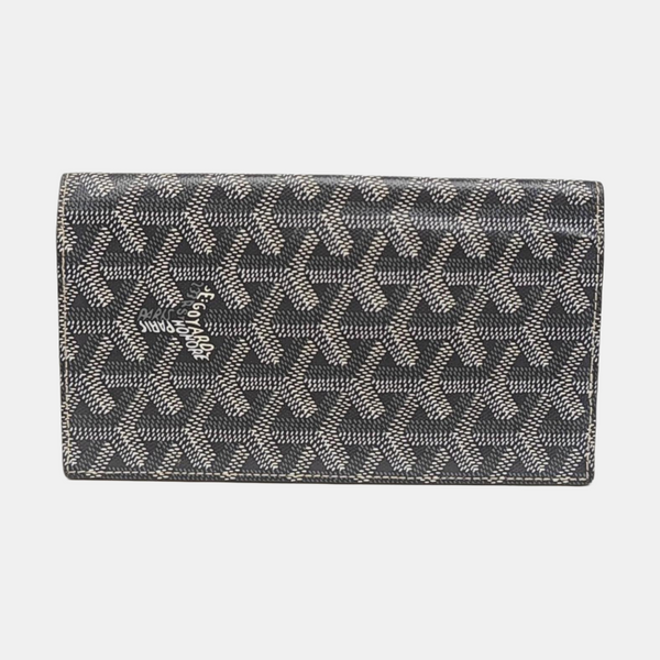 RICHELIEU Coated Canvas Gray Wallet