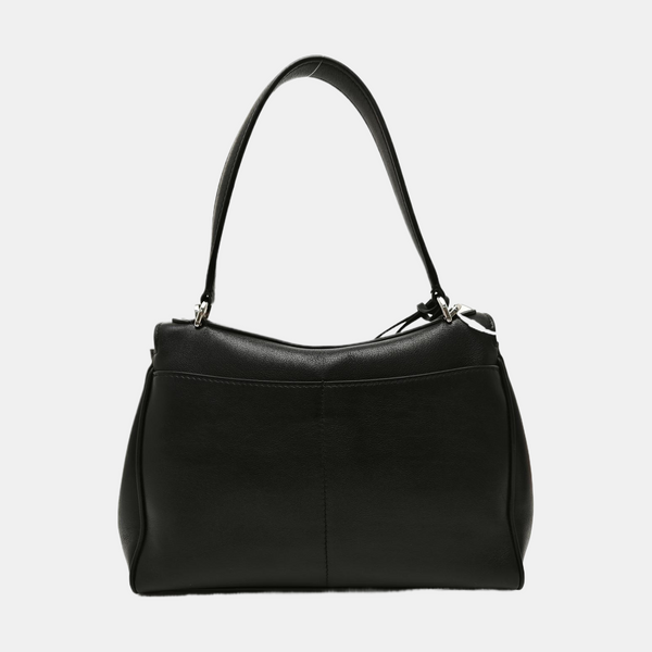 Calfskin Shoulder Bag Black