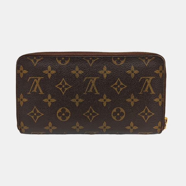 ZIPPY Monogram Coated Canvas Brown Wallet