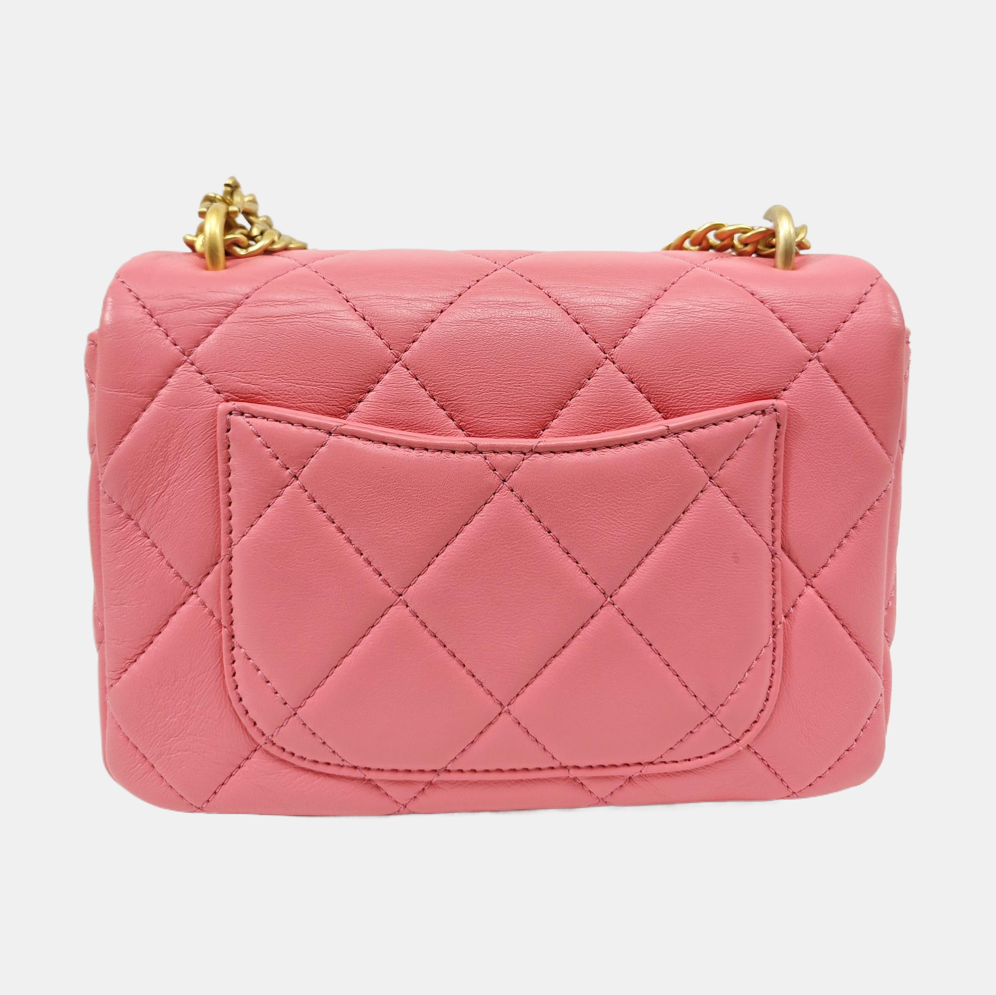 CLASSIC FLAP Mini Quilted Lambskin Pink