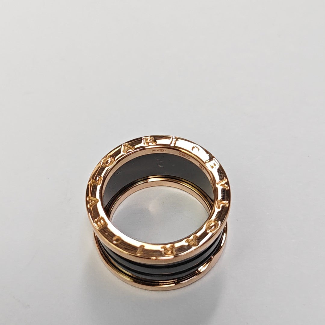 B.ZERO1 18k Rose Gold Ring EU 55