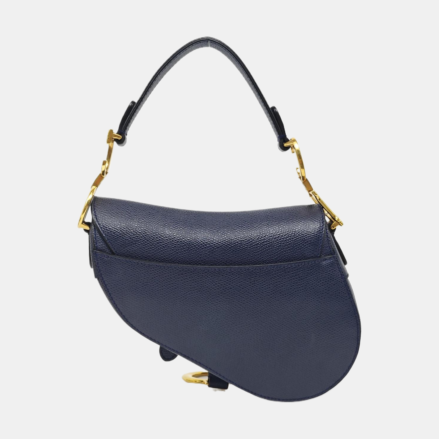 Saddle Mini Calfskin Blue