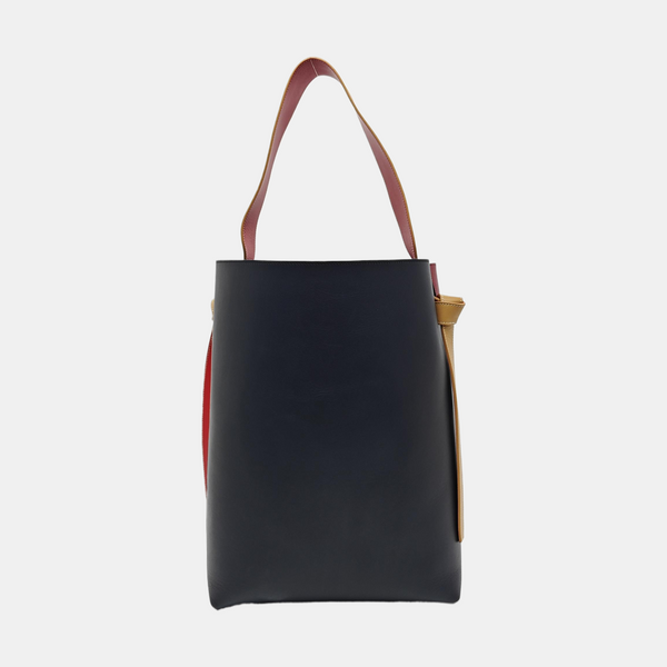 TWISTED CABAS Small Calfskin Red