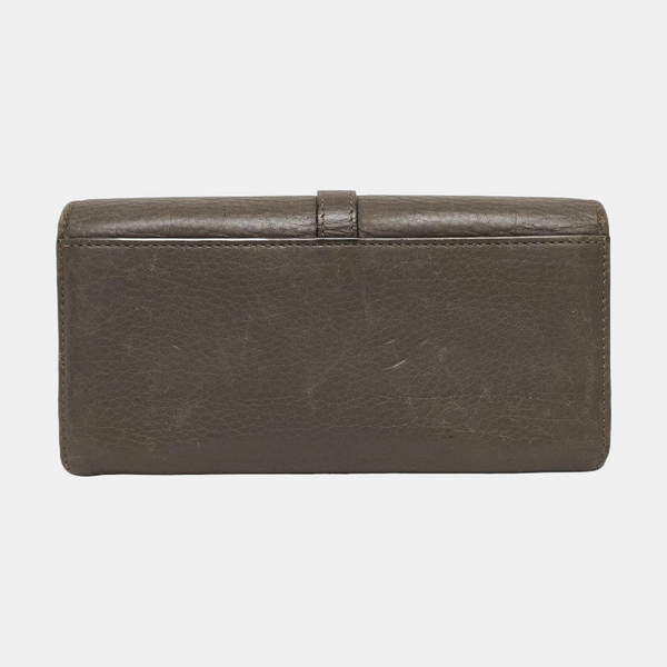 Calfskin Wallet Gray