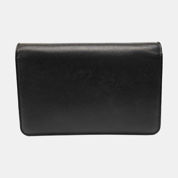 Calfskin Shoulder Bag Black