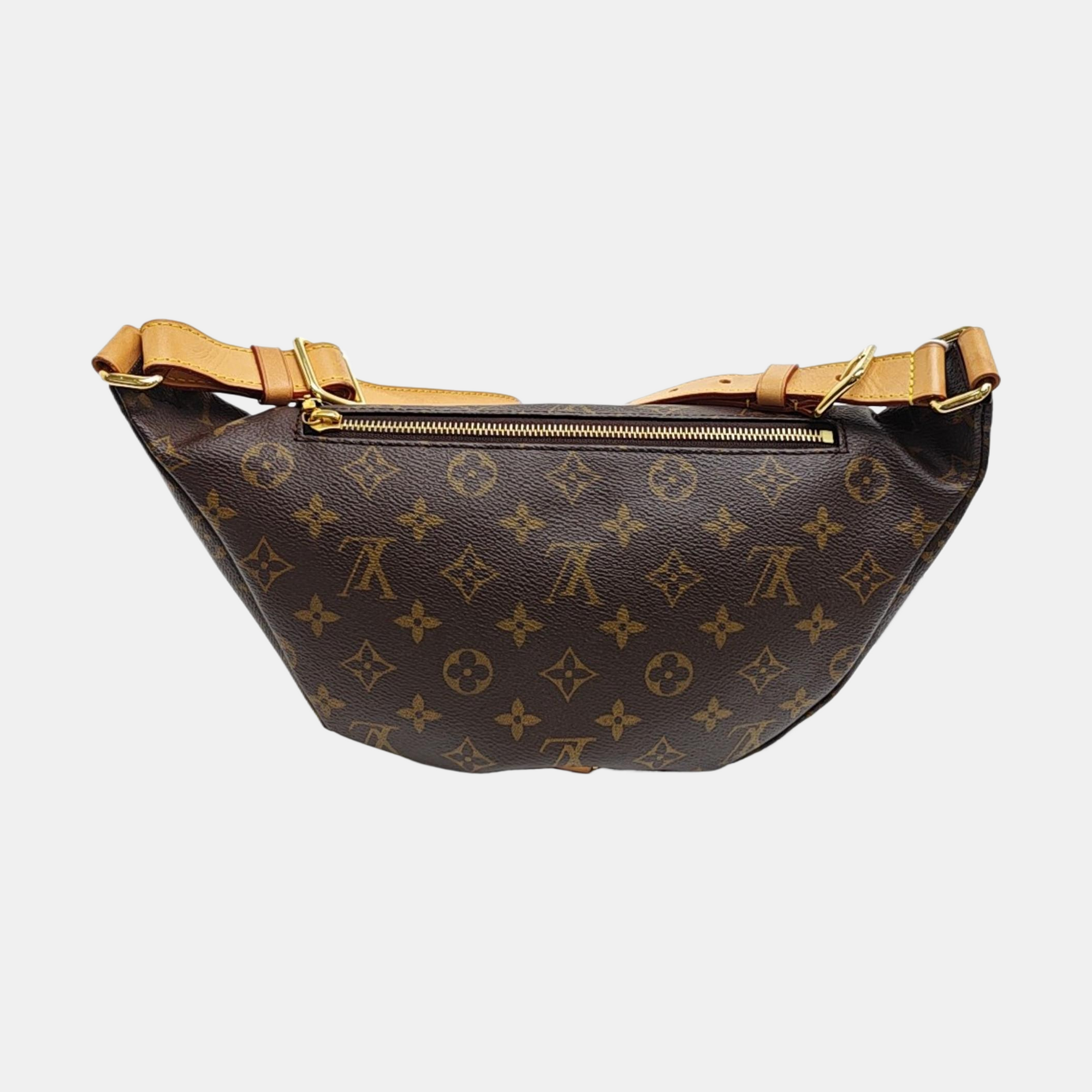 BUMBAG Monogram Coated Canvas Brown