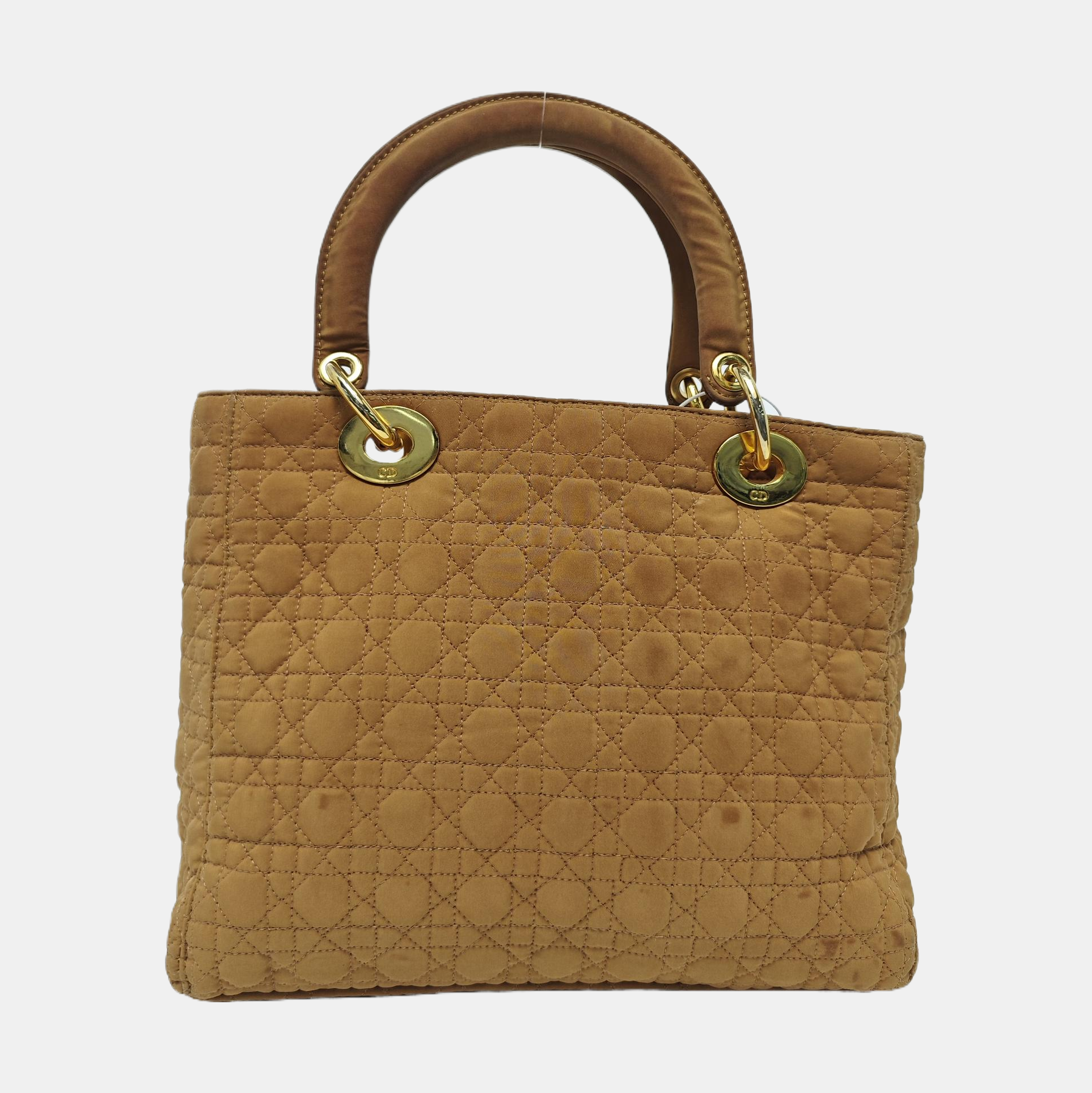 Lady Dior Medium Cannage Fabric Brown