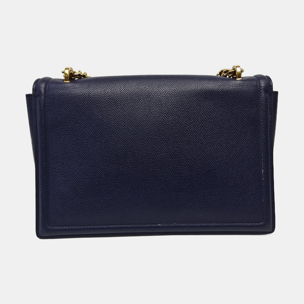 Ginny Medium Calfskin Blue