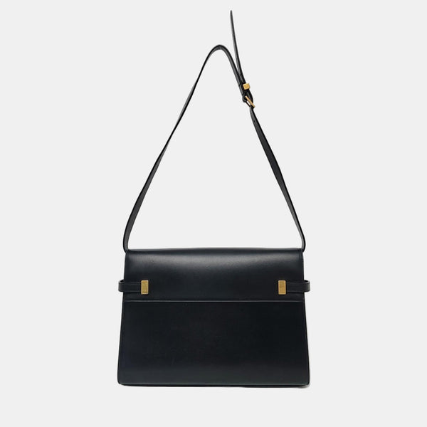 MANHATTAN Medium Calfskin Black