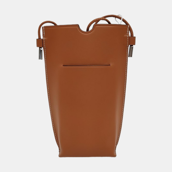 Calfskin Shoulder Bag Brown