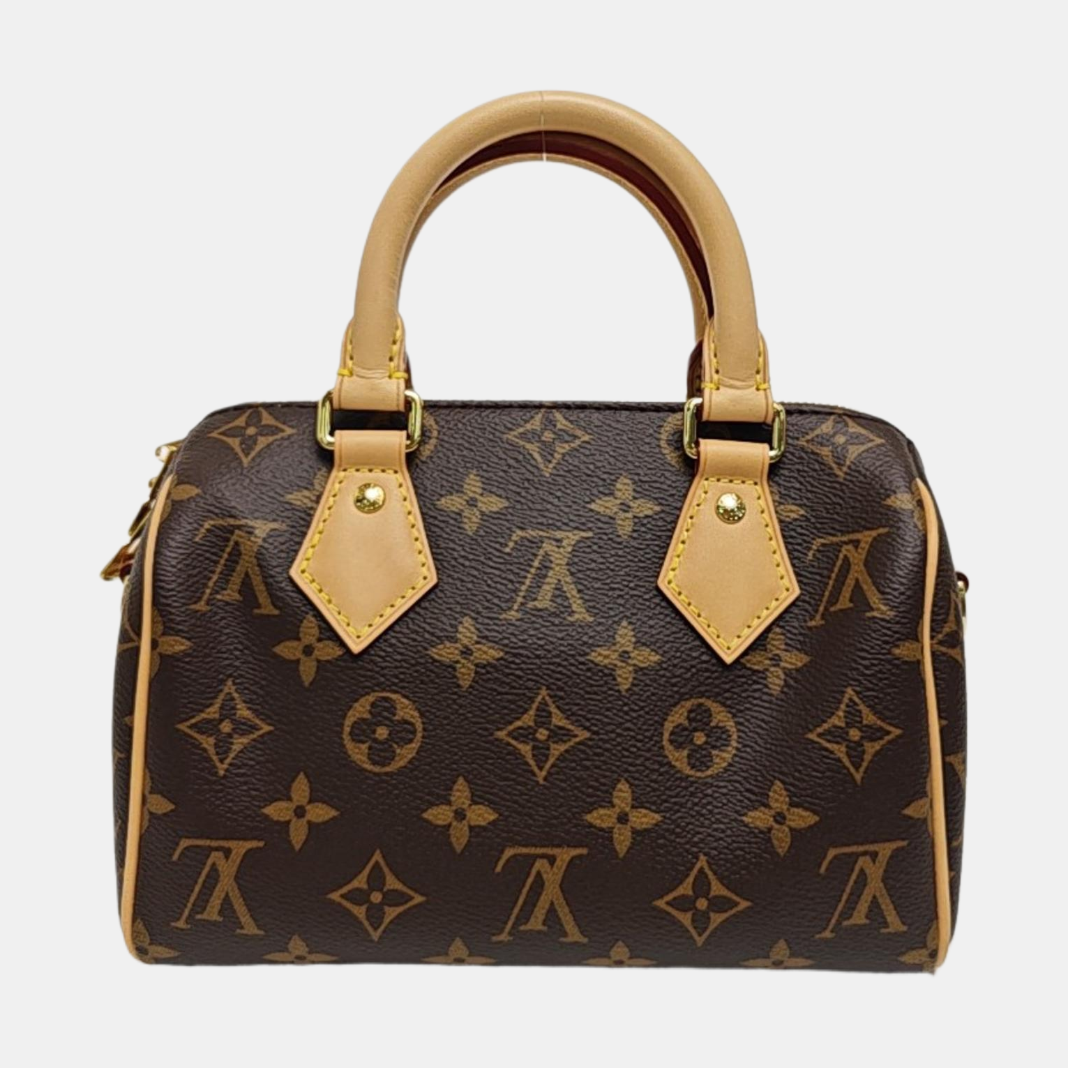 SPEEDY 20 Monogram Coated Canvas Brown