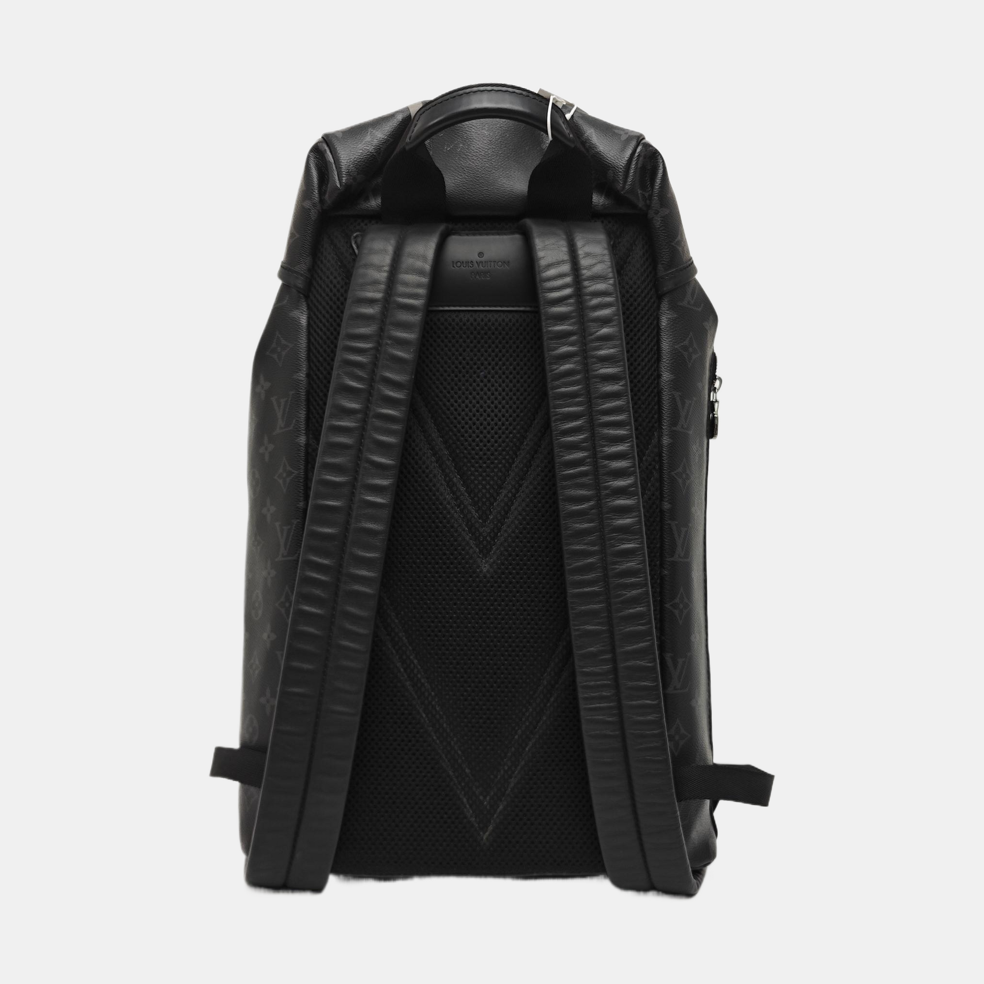 Coated Canvas Backpack Black