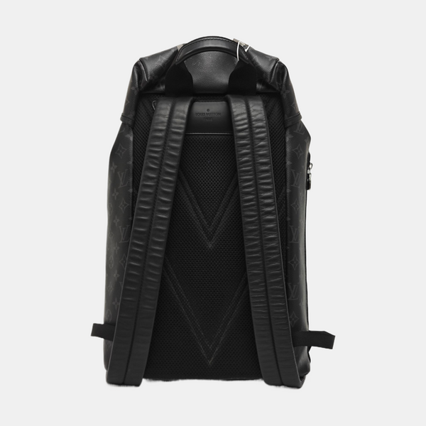 Coated Canvas Backpack Black