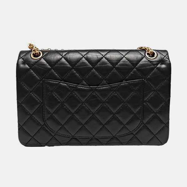2.55 227 (jumbo) Quilted Calfskin Black