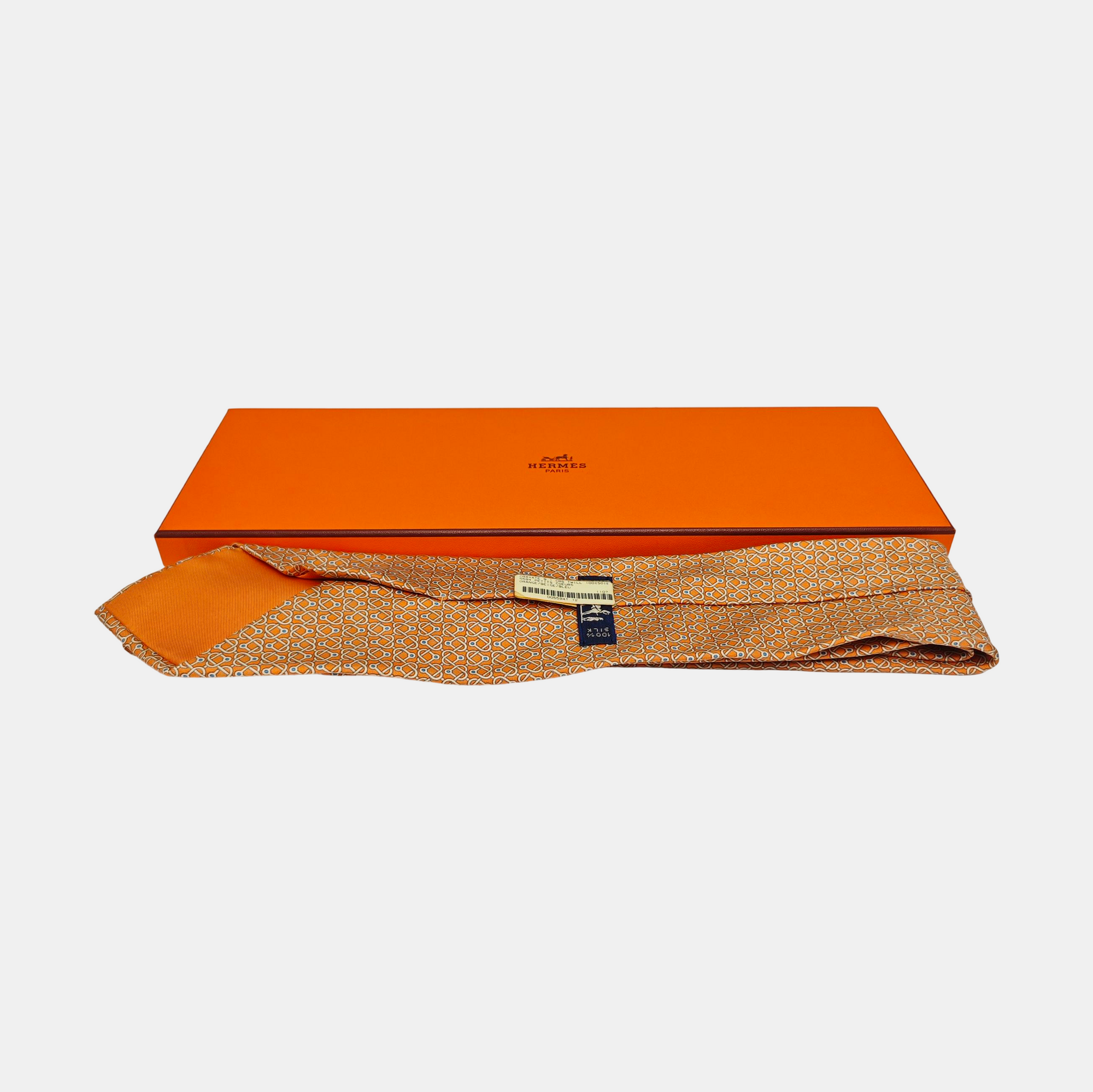 Mulberry Silk Tie Orange