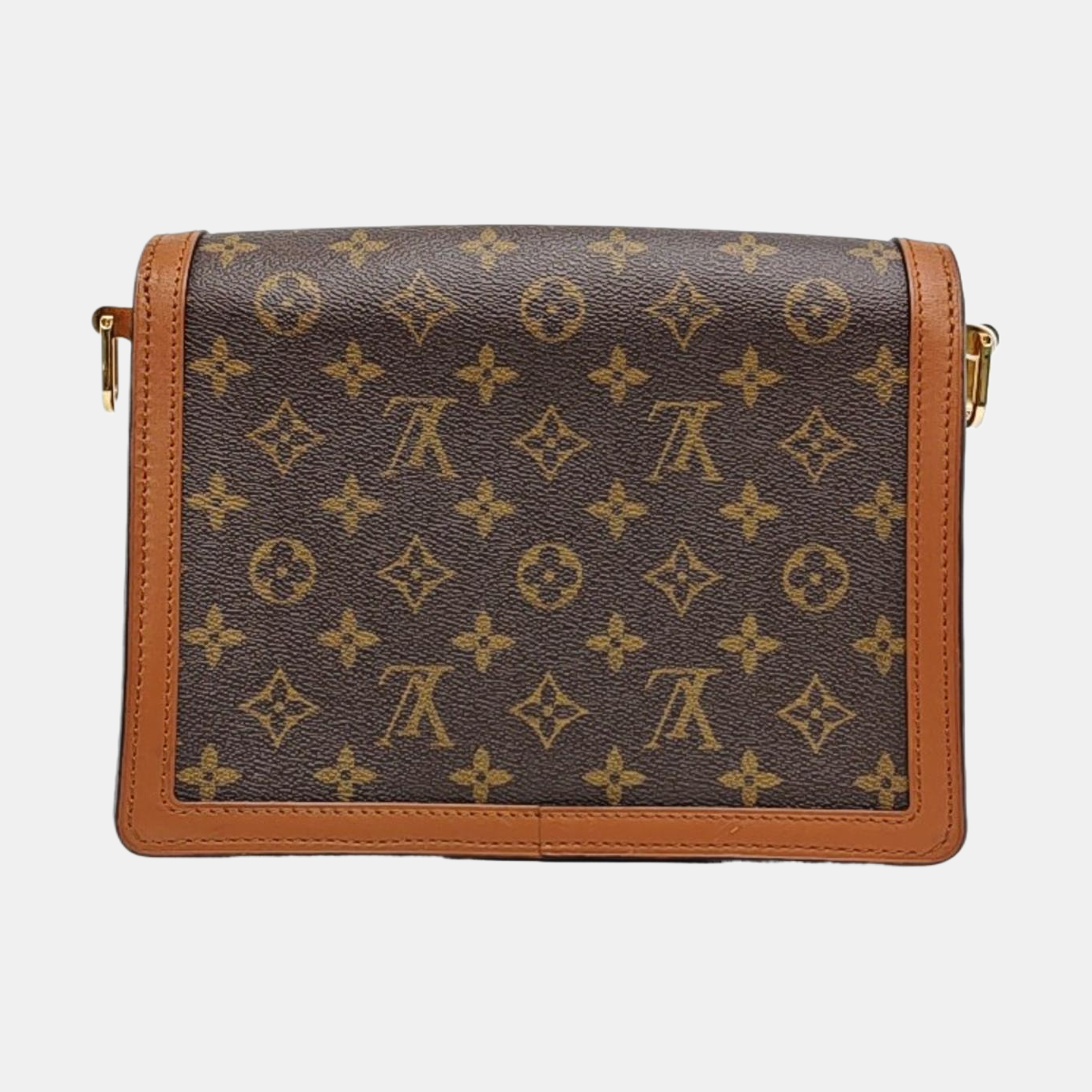 DAUPHINE MM Monogram Coated Canvas Brown