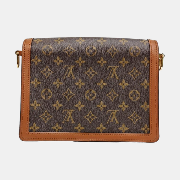 DAUPHINE MM Monogram Coated Canvas Brown