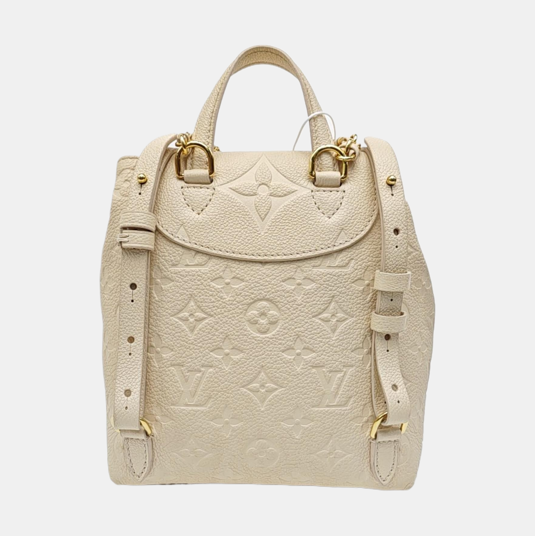 BACKUP Monogram Calfskin White
