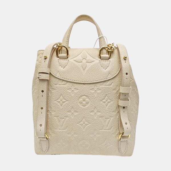 BACKUP Monogram Calfskin White