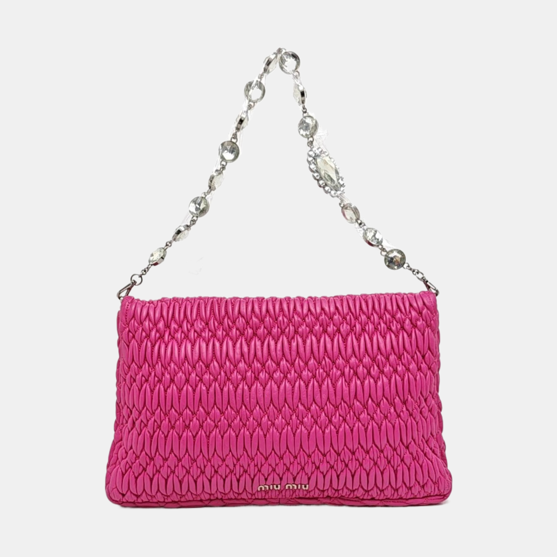 Crystal Quilted Lambskin Red