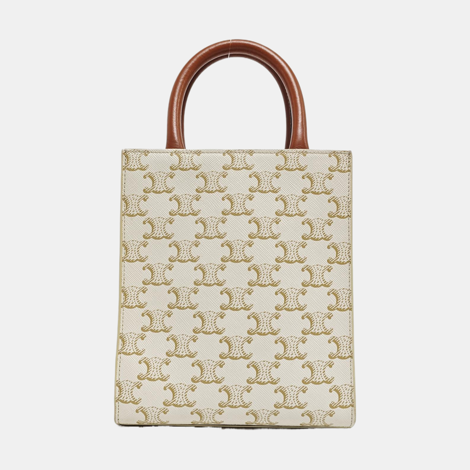 CABAS CELINE Mini Coated Canvas White