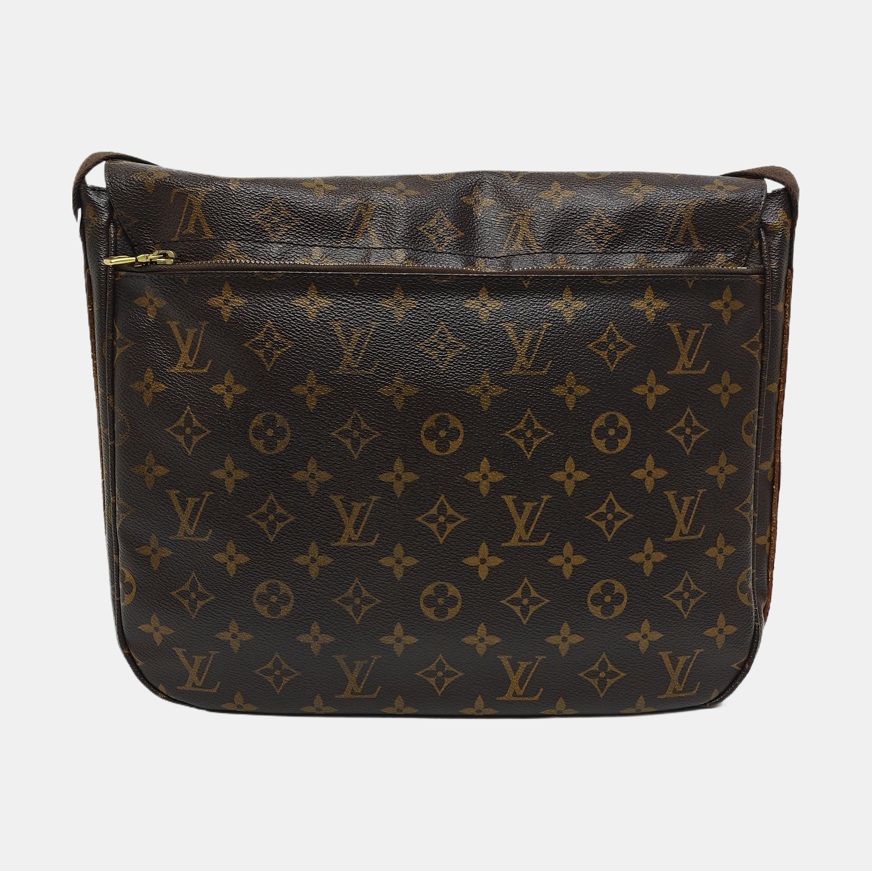 VINTAGE BEAUBOURG Monogram Coated Canvas Brown