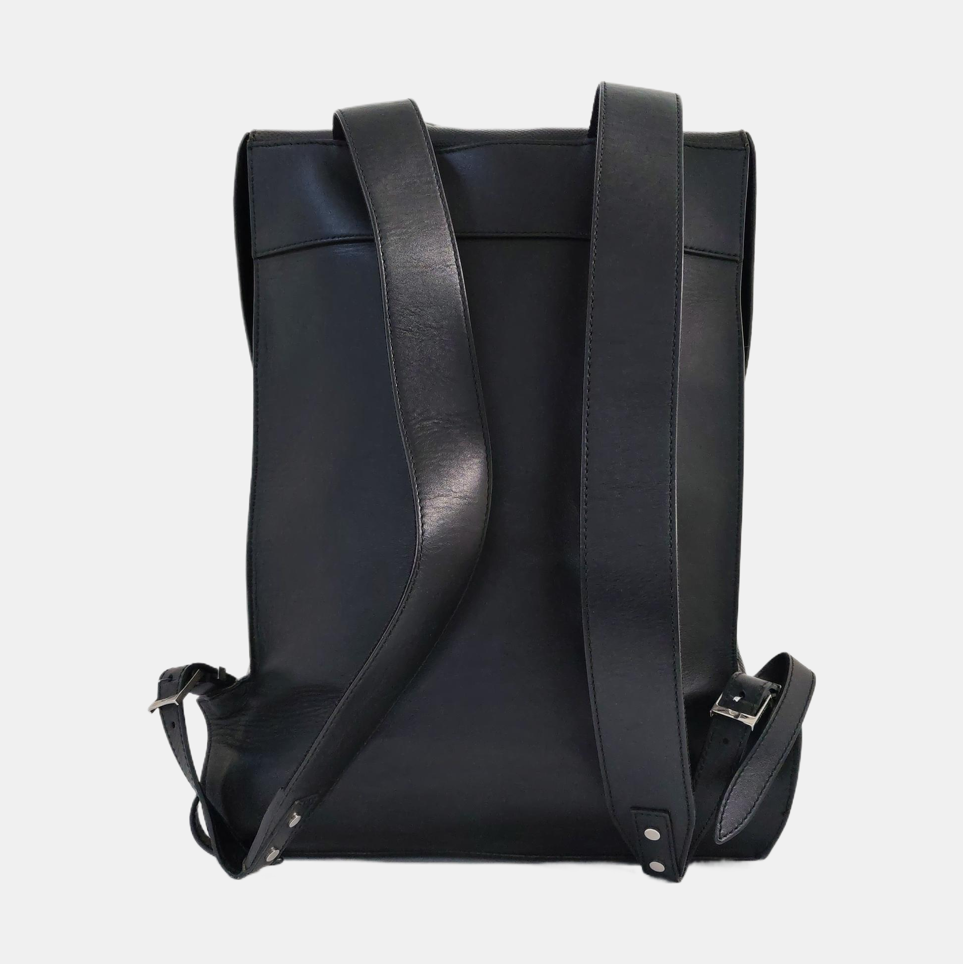 Phileas Calfskin Black