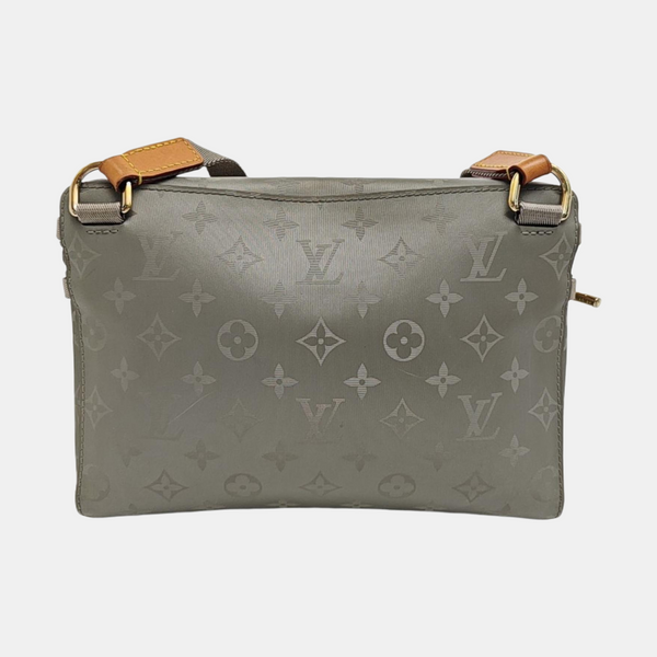 Monogram Coated Canvas Shoulder Bag Green