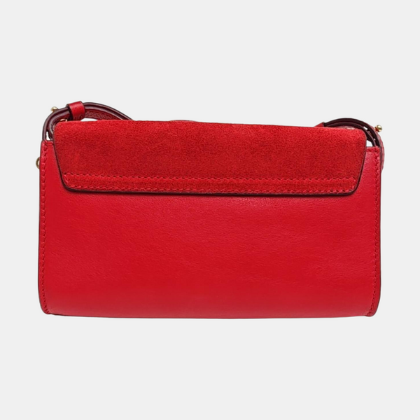 Faye Mini Calfskin Red