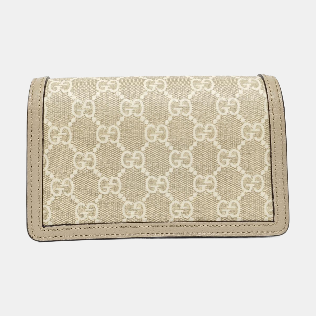 Dionysus Super Mini Monogram Coated Canvas Beige