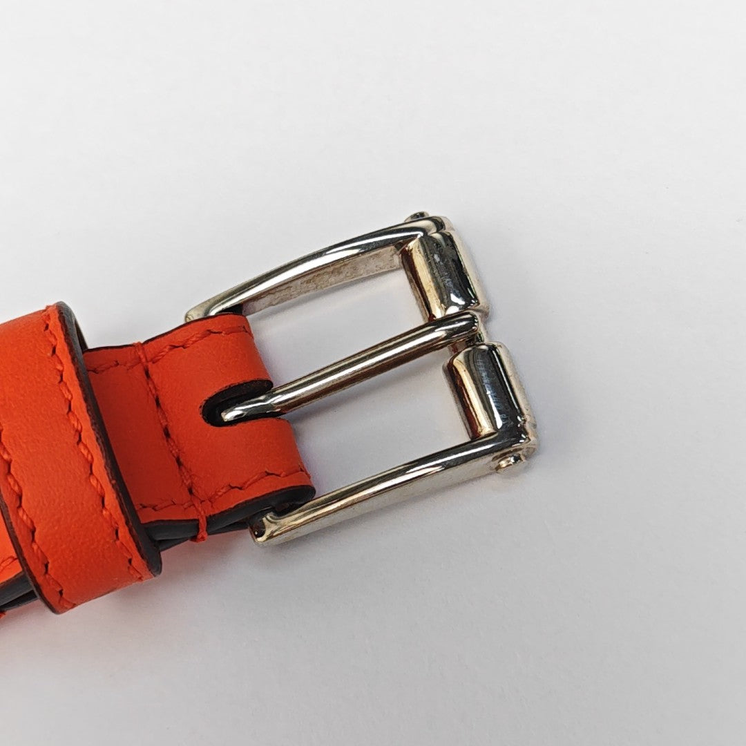 Leather Belt Orange